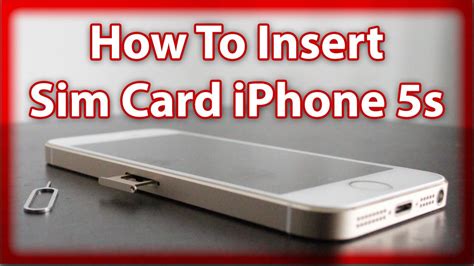 iPhone 5 / 5S / SE HOW TO: Insert / Remove a SIM Card.